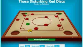 Disc Pool School Level 35 - Those disturbing red discs