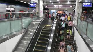 台鐵台北車站月台轉乘台北捷運連通出入口