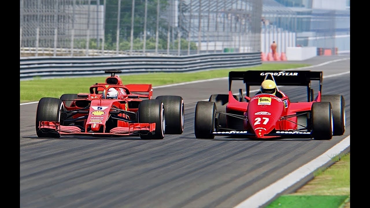 Ferrari F1 18 Vs Ferrari F1 1984 Monza Youtube