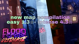 FLood Escape Ultimate : New map compilation [easy 1.3- intense 4.3) Mobile + solo