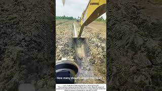 The Quick Cut Excavator Carving An Irrigation Ditch