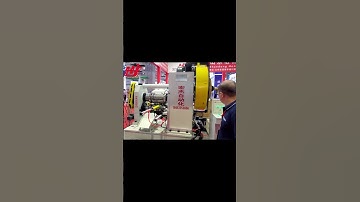 Automatic roll forging machine demo at the Metal Form Exhibition.WA+8618560976008