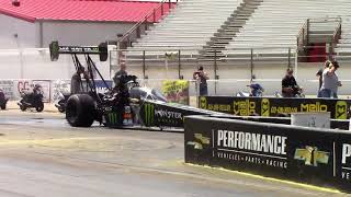 Brittany Force - 2017 Indy Test 1 Burnout