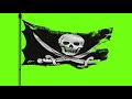 Green Screen Pirate Flag