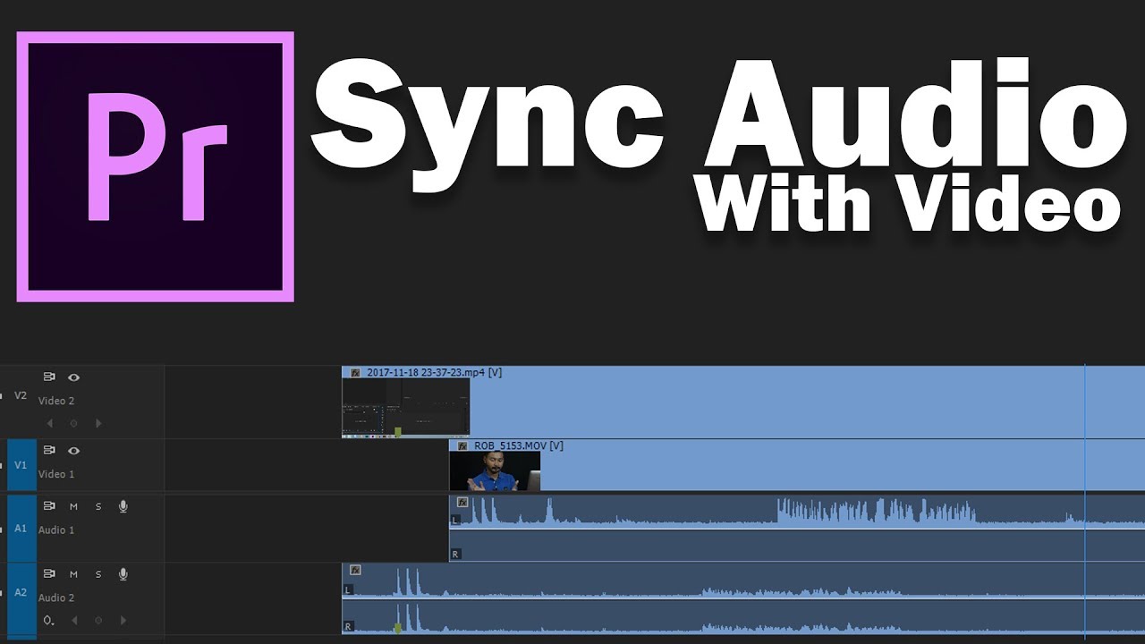 How to Sync Audio with Video in Premier Pro CC | Bangla Tutorial - YouTube