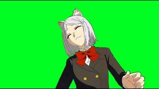 Anime Green Screen: Chainsmoker Cat 
