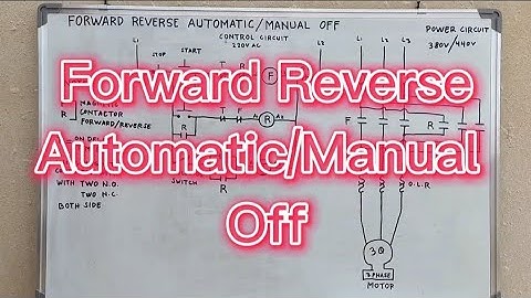 Forward Reverse Automatic/Manual Off