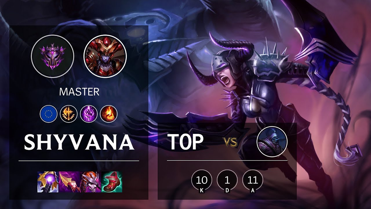 Shyvana Top vs Jax - EUW Master Patch 11.3