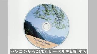 パソコンからCD/DVDレーベルを印刷する （エプソン　EP-880A,EP-879A）　NPD5639