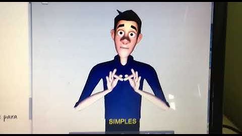 Zen Python em Libras usando software em Python