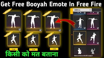 New Booyah Emote Free -para SAMSUNG A3,A5,A6,A7,J2,J5,J7,S5,S6,S7,S9,A10,A20,A30,A50,A70 // FREEFIRE