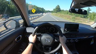 2022 Honda Civic LX POV Test Drive - How Does the Base Trim Drive? screenshot 3