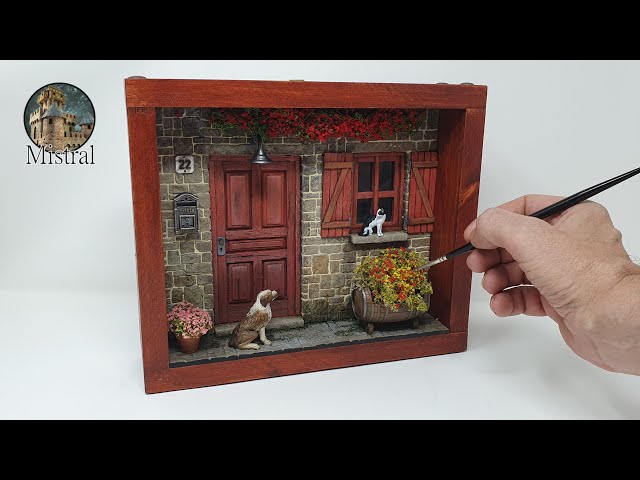 Build a Diorama in a Box DIY - 1/16 scale 