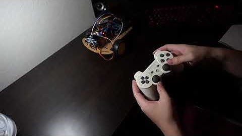 PS3 controller controlled robot car via Arduino