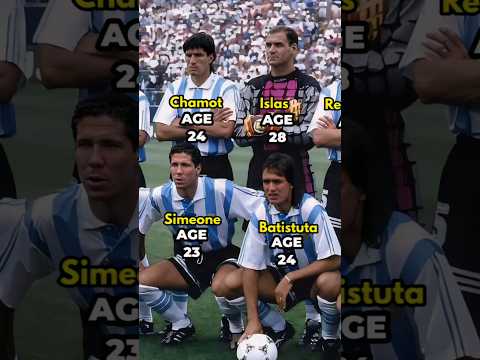 BANDAR303 x bukti88 - Susunan Pemain Argentina Piala Dunia 1994 | Usia Pemain di Tahun 1994 #argentina #sepakbola #celanapendek #messi