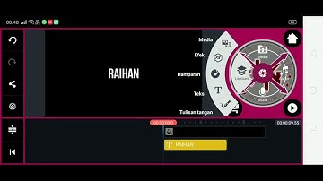 Cara mewarnai text di Kinemaster 2020