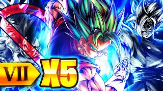 Bro 5X Zenkai Buffed Ultra Vegito Blue Is The Goat Dragon Ball Legends