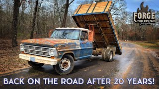 You wont BELIEVE What it Took! 1969 Ford DUMP TRUCK!