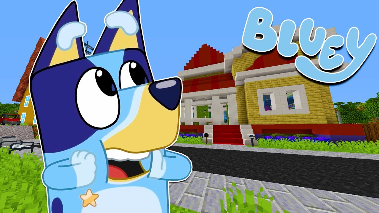 LA CASA DE BLUEY APARECE EN MINECRAFT 