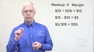 Common Mistakes: Markup is NOT the same as Margin