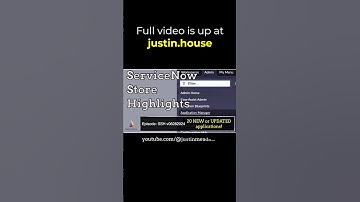 ServiceNow Store Highlights (SSH) v06282024 - short 🩳 #apps #newrelease #feature