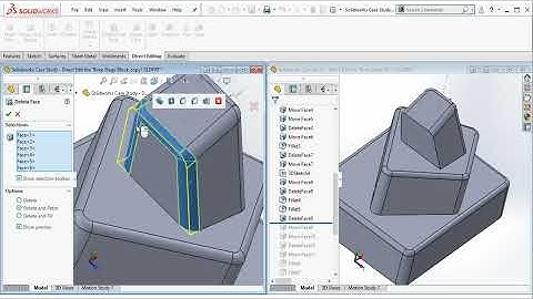 Solidworks Case Study | Direct Edit the "Three Stage Block"
