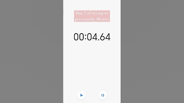 Trying to get exactly 10 seconds #timer #10second