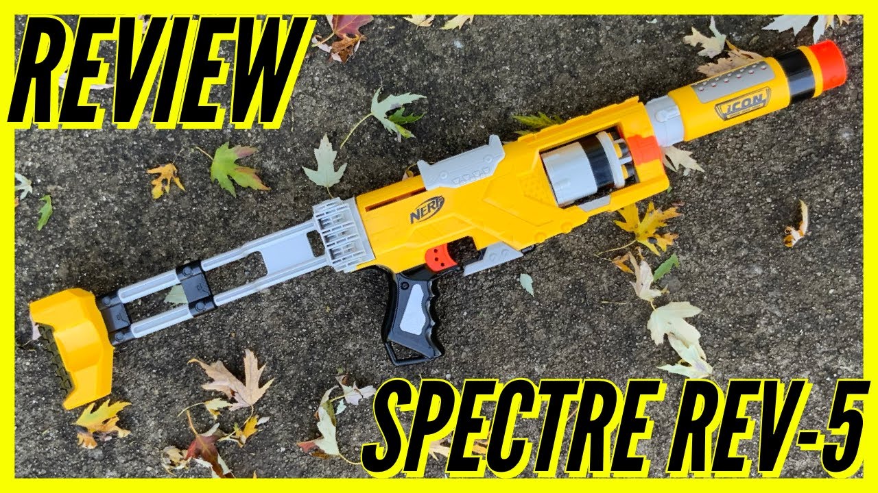 Nerf Rev-5 ICON SERIES Review and Demo - YouTube
