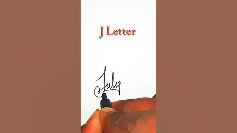 Julia Signature Style | Attractive | J Letter Signature Style #signature #art #viral #shorts #trend