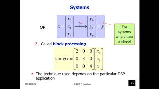 DSP Lecture 2 - Signals and Systems Review Part 2