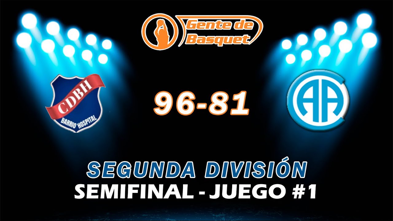 #Segunda - Semifinales - Juego #1: Barrio Hospital (1) 96 - 81 Argentino (0)