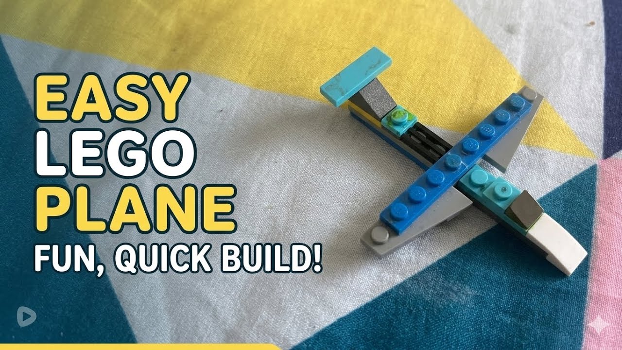 Build Lego plane from scratch # easy build - YouTube
