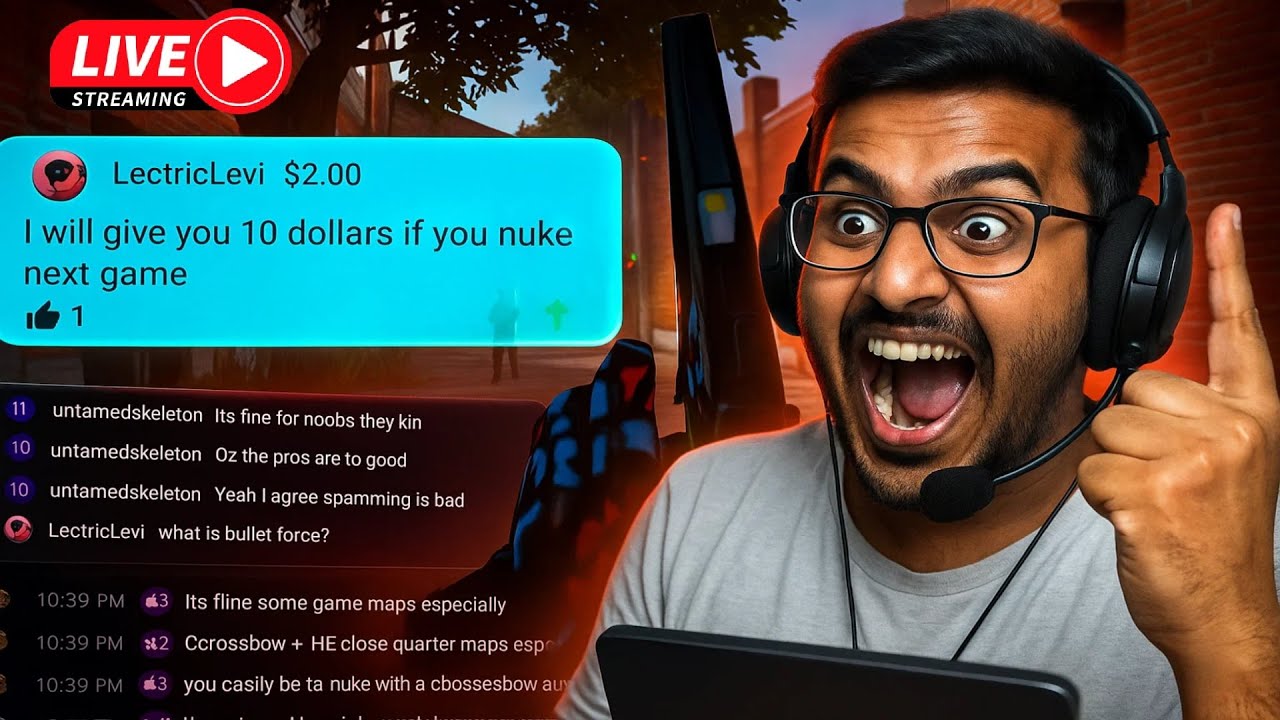 DOING ANYTHING IF YOU SUPERCHAT! Bullet Force Prateek Games Livestream