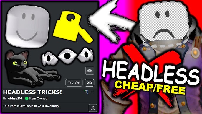 Try this new cool fake headless!! - roblox players! - Everskies