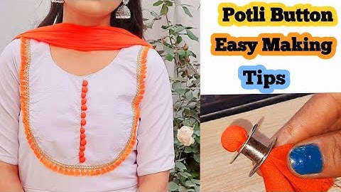Diy Potli Button Easy & Smart Tricks ||