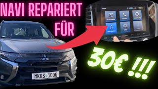 Mitsubishi Outlander Navi selber reparieren 🔧 für 30 Euro ?! 🤔