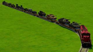 TRANSPORTING MILITARY VEHICLES, TANKS & ARMORED CARS WITH BIG TRUCKS! Farming Simulator 22