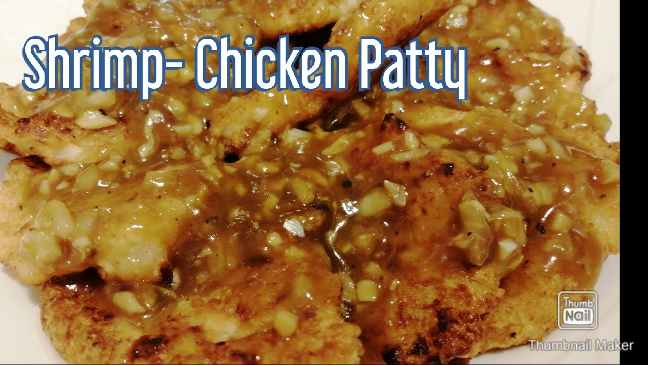 ShrimpChicken Patty/Simple but Tasty Recipe YouTube