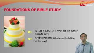 Training T1.1: Session I - What is Inductive Bible Study