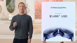 Meta Quest Pro Full Reveal From Meta Connect 2022