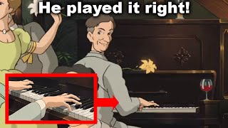 they animated the piano correctly!? (the wind rises)