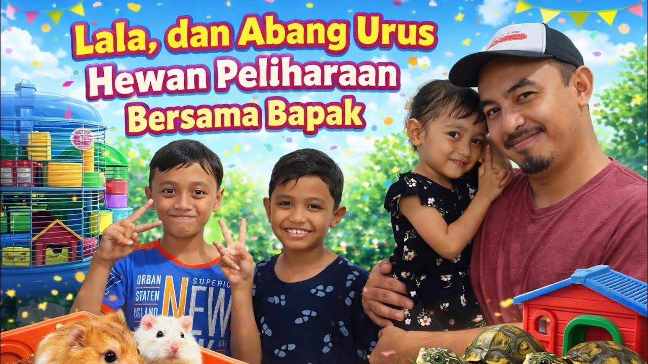Begini Kalau Bapak yang Mengurus Hamster dan Kura-Kura di Rumah