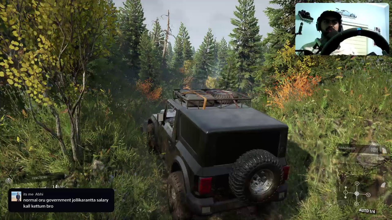 Thar Offroad gameplay malayalam Snow runner