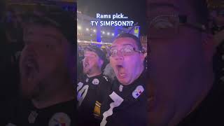 Rams Pick TY SIMPSON?!? SHOCKED DRAFT REACTION
