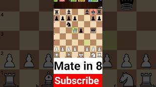 #chess #mate in 8 #shorts