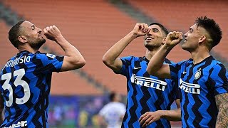 Five-goal : Inter celebrate Serie A title with record 14th home win
