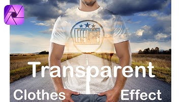 Transparent Clothing Effect - Affinity Photo Tutorial iPad Pro