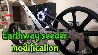 Earthway seeder modification