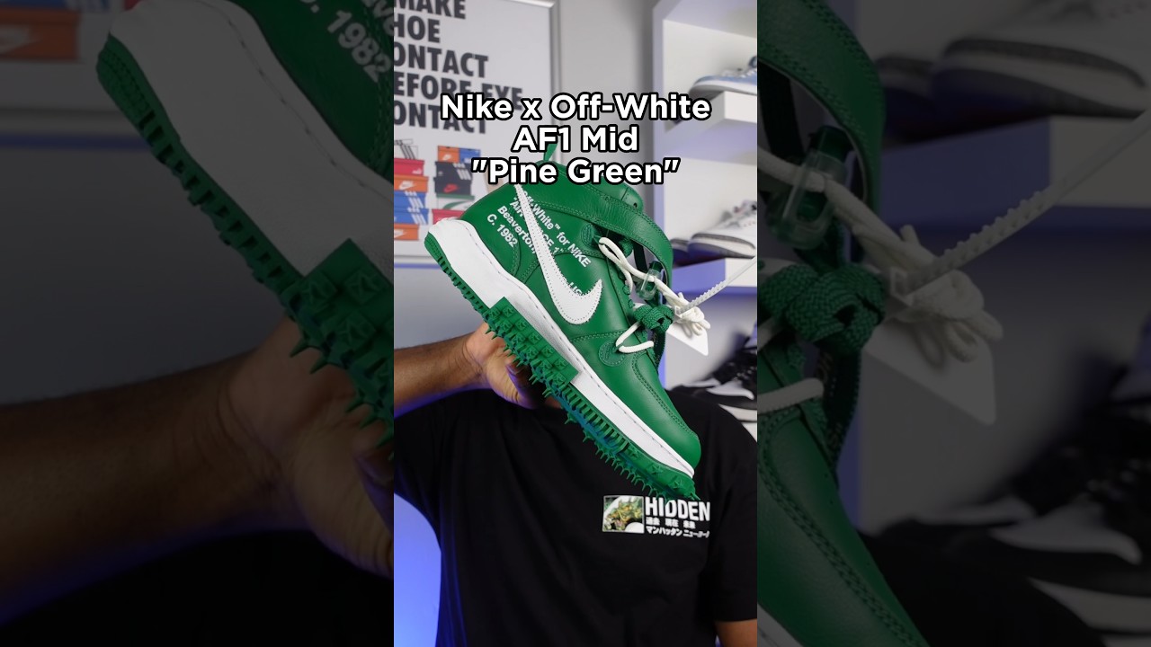 off white air force 1 mid pine green review｜TikTok Search