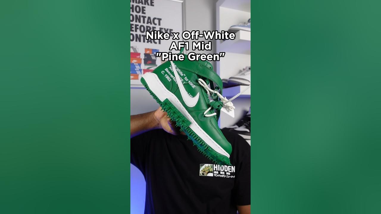off white air force 1 mid pine green review｜TikTok Search
